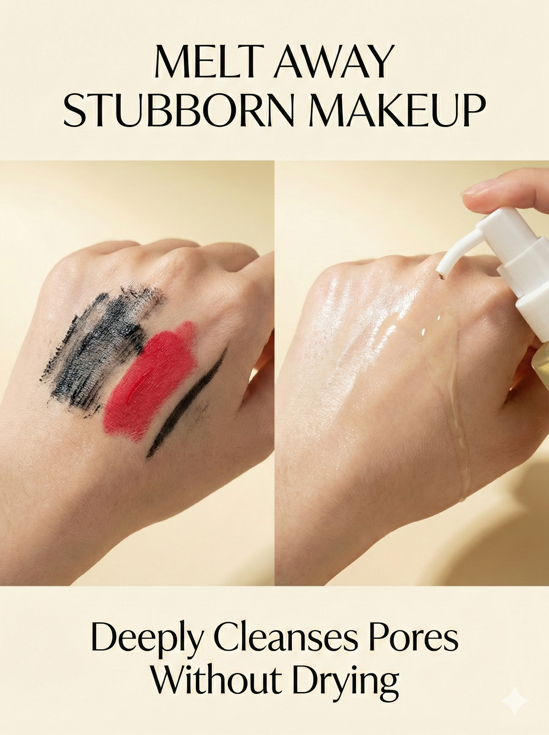 PERSIANCAT Desmaquillante de Aceite Limpiador Profundo de Origen Vegetal con Hoja de Té y Vitamina E - 5.07 fl. oz. (150ml)